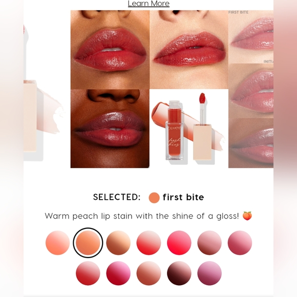 Colourpop Fresh Kiss Lip Stain in First Bite - Picture 4 of 5